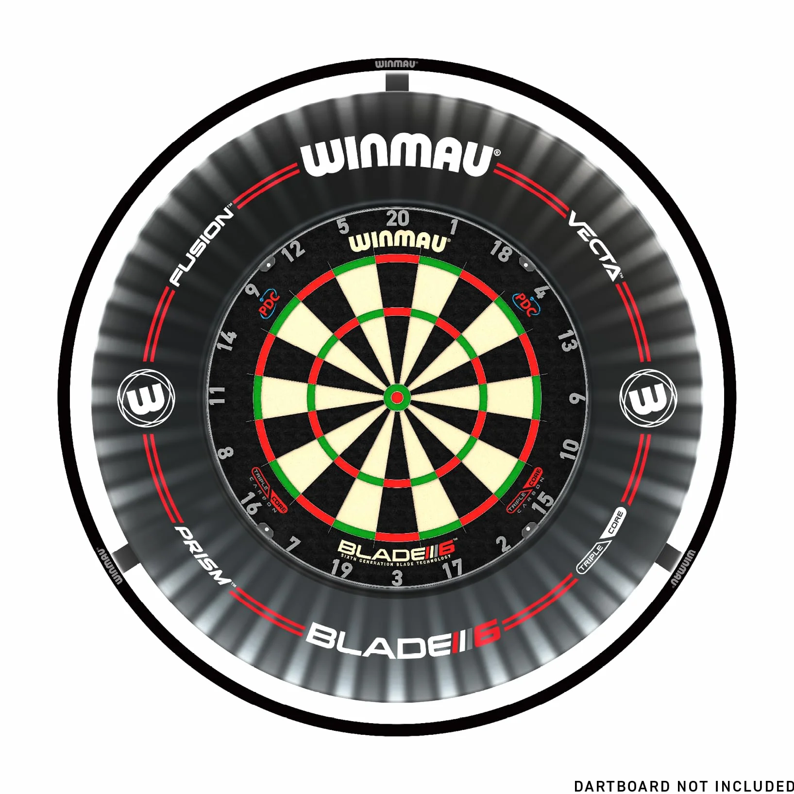 WINMAU Plasma seria świateł do darta – oryginalne czarne światło plazmowe – plazmowe światło lodowo-białe – opcje wiązki z otoczeniem