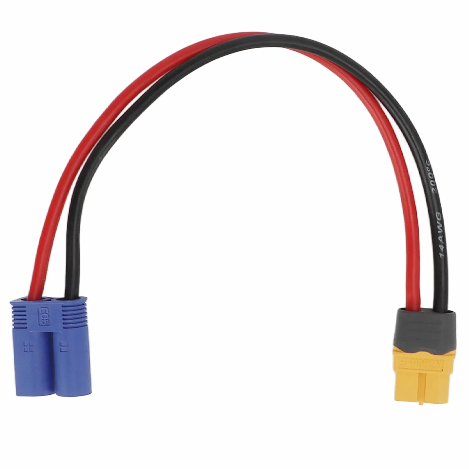 Kabel żeński RC do Męskiego EC5 14AWG XT60HF Adapter Złącza
