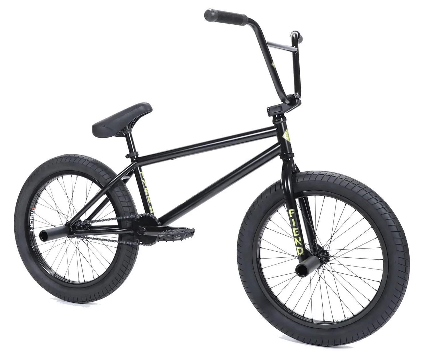 Fiend BMX Typ B Półpołysk Czarny Freestyle BMX, 20,75" TT