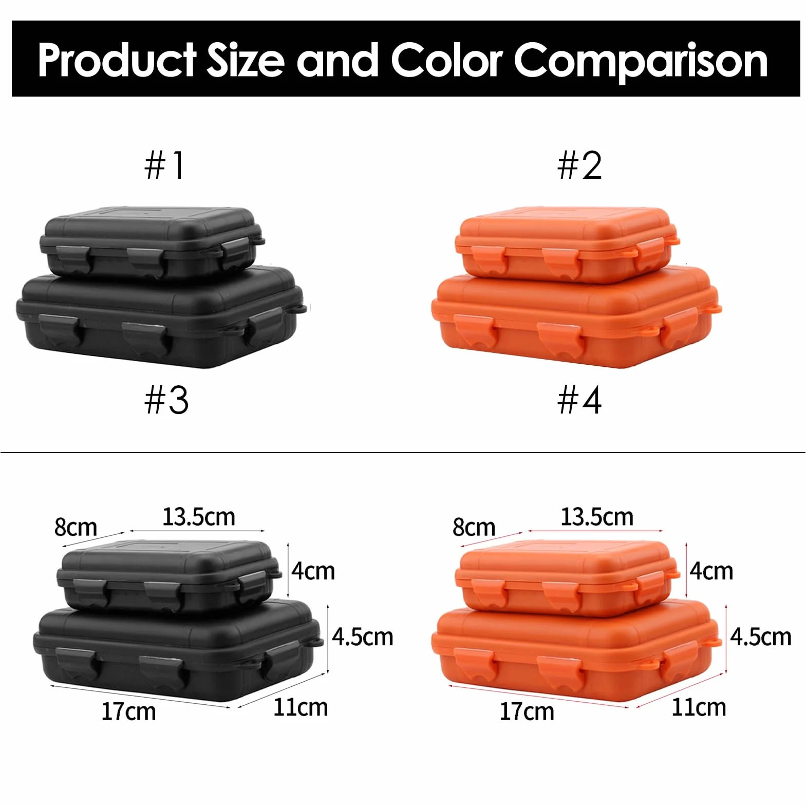 Outdoor Shockproof Box, Sealed Waterproof Storage Case