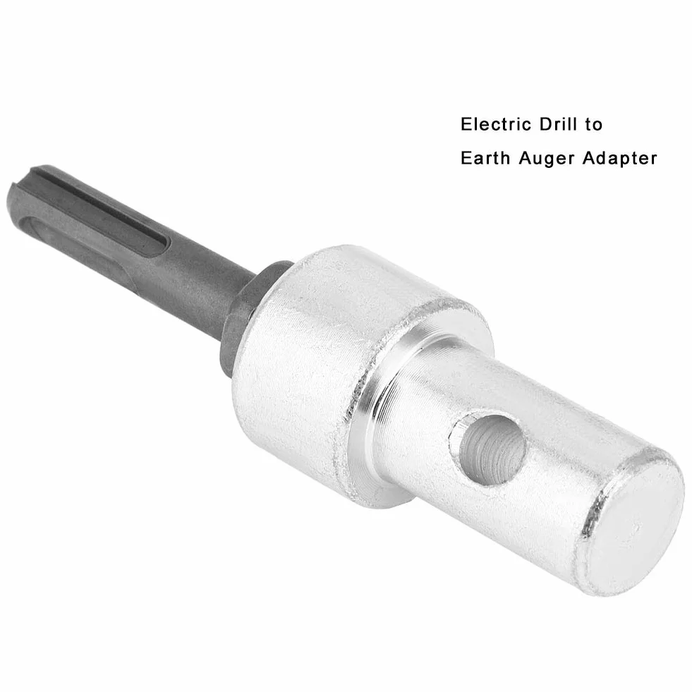 Adapter do wiertarki ziemnej, złącze wtykowe do wiertarki elektrycznej, trwałe, praktyczne, 2 gniazda, stabilne, 2 otwory dla majsterkowiczów, wytrzymałe, profesjonalne pracowniki