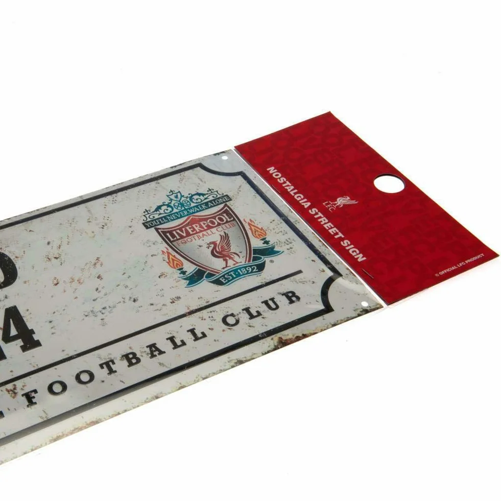 Liverpool kolorowy znak uliczny - wielokolorowy