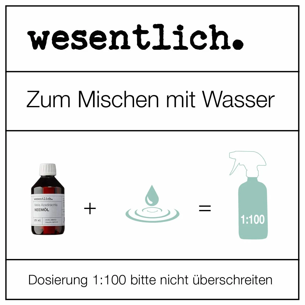Olej neem z emulgatorem 2500ml - gotowa mieszanka do natychmiastowego zastosowania od wesentlich.