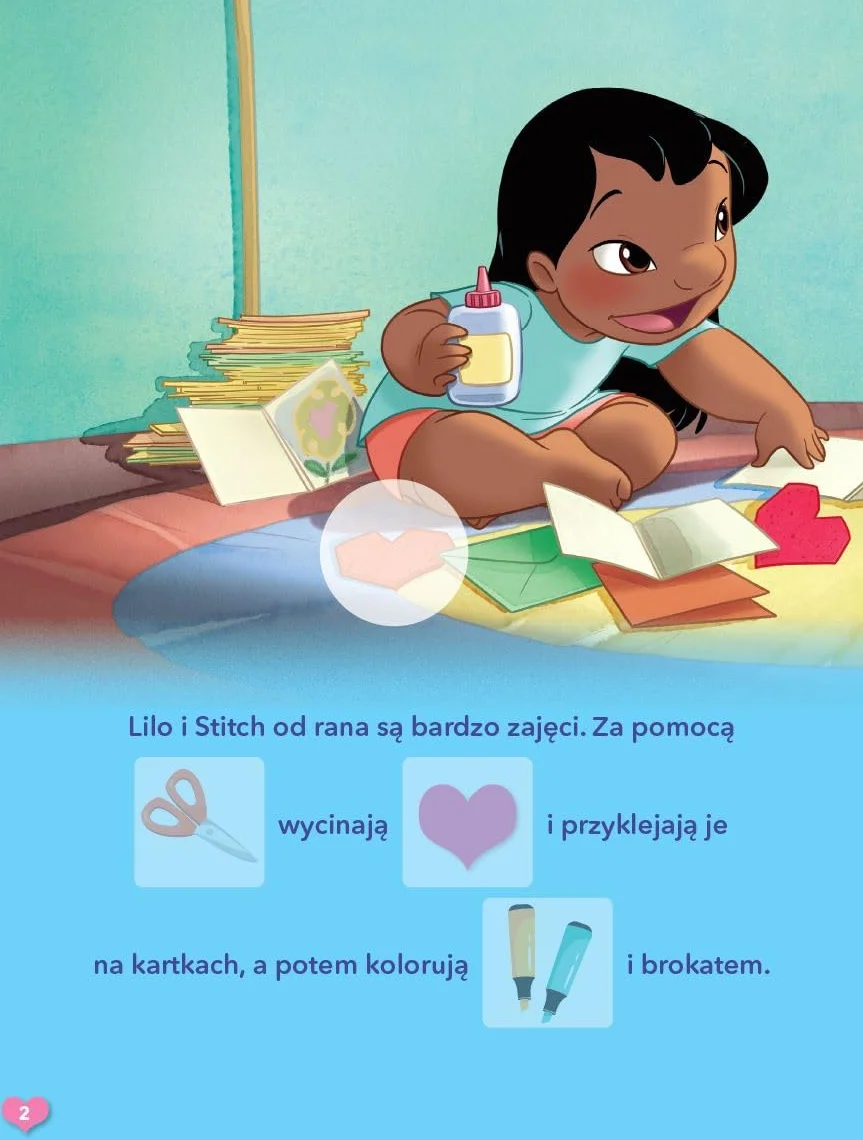 Czytanki naklejanki. Przyjaciele od serca. Disney Stitch