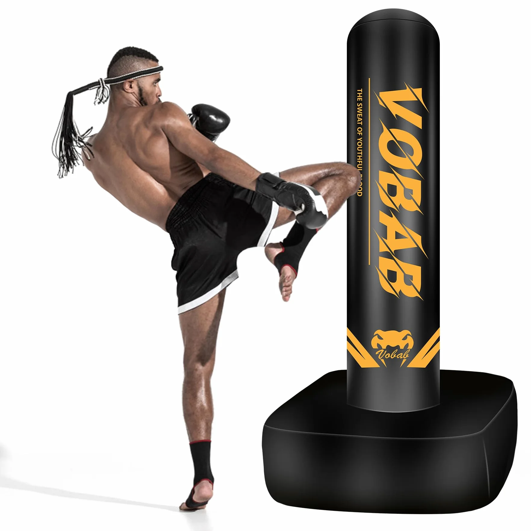 Worek bokserski wolnostojący 175 cm do MMA Muay Thai kickboxingu