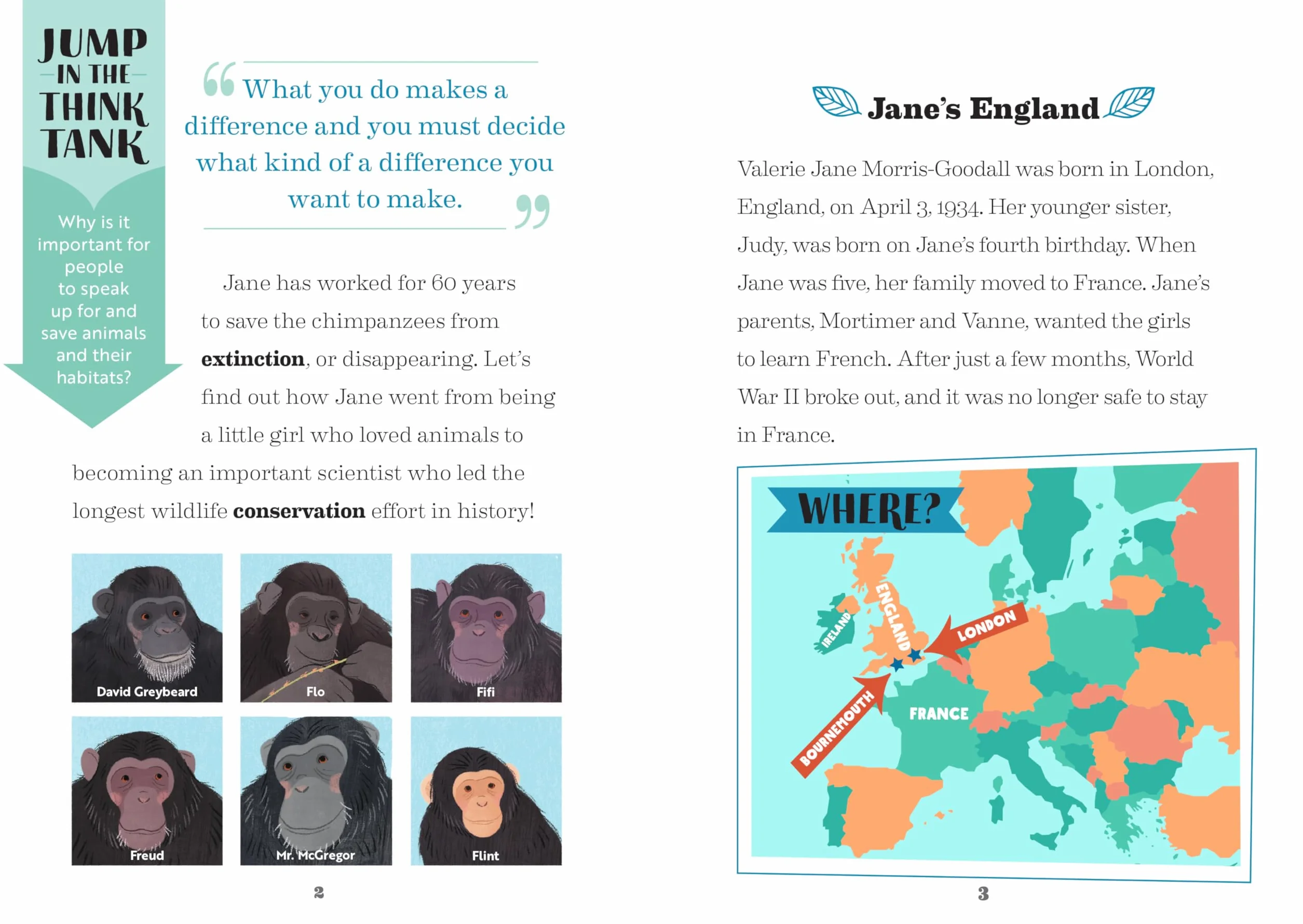 The Story of Jane Goodall: An Inspiring Biography for Young Readers