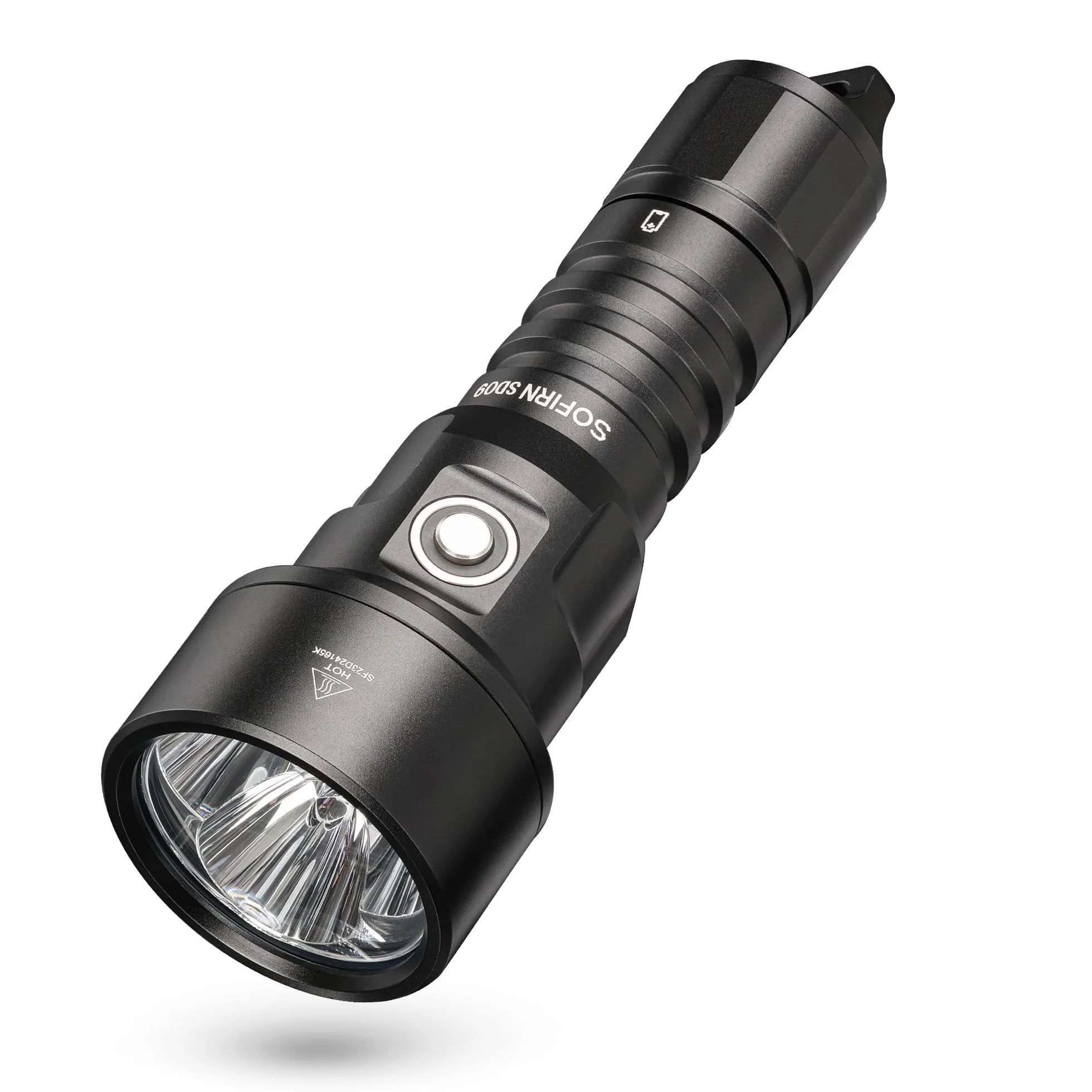 sofirn SD09 3400 Lumenów Lampa do nurkowania 100 m Latarka LED Wodoodporna latarka do nurkowania IPX8 Profesjonalne światło zatapialne