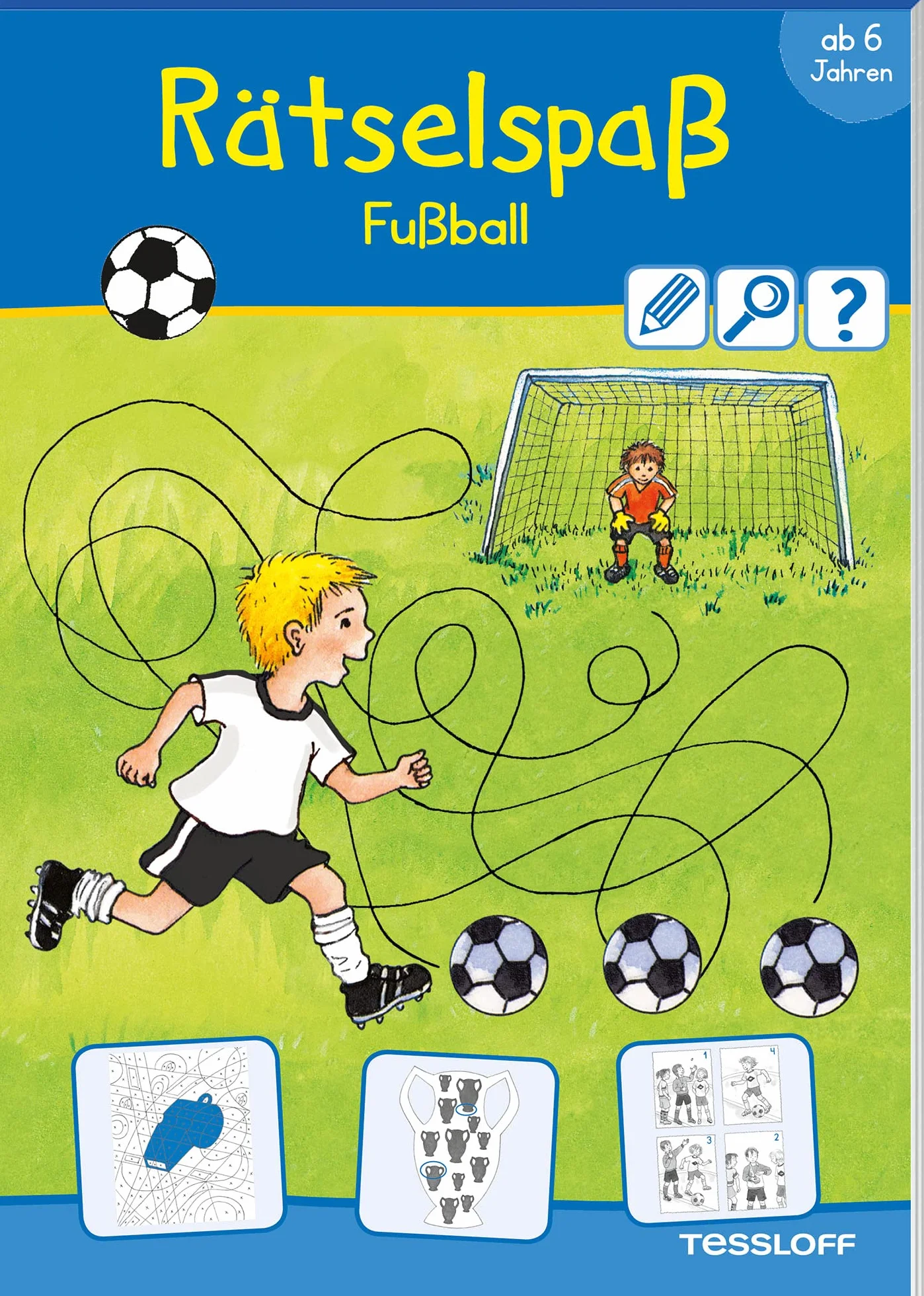 Rätselspaß Fußball ab 6 Jahren