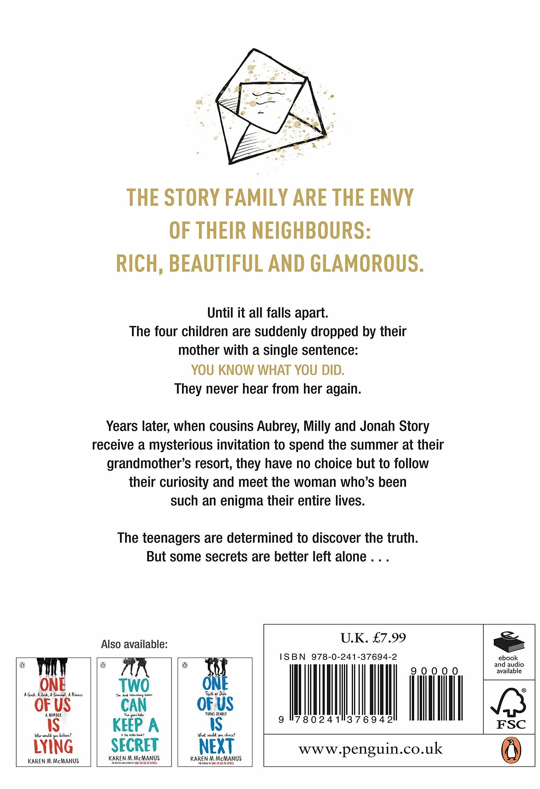 The Cousins: A twisty, explosive YA thriller from the bestselling author of One of Us is Lying