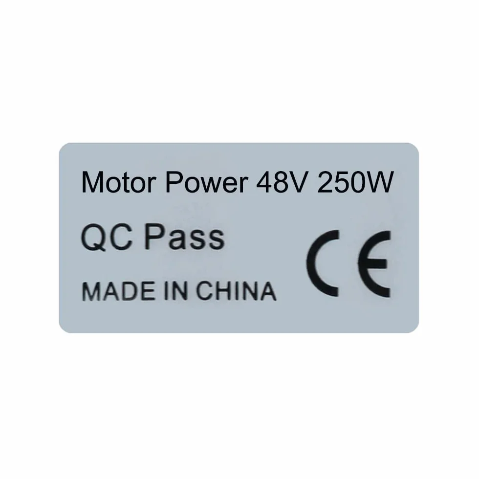 Naklejka CE na silnik elektryczny 36 V 48 V 250 W 500 W do Bafang BBS01 BBS02 BBSHD zestaw do konwersji roweru elektrycznego