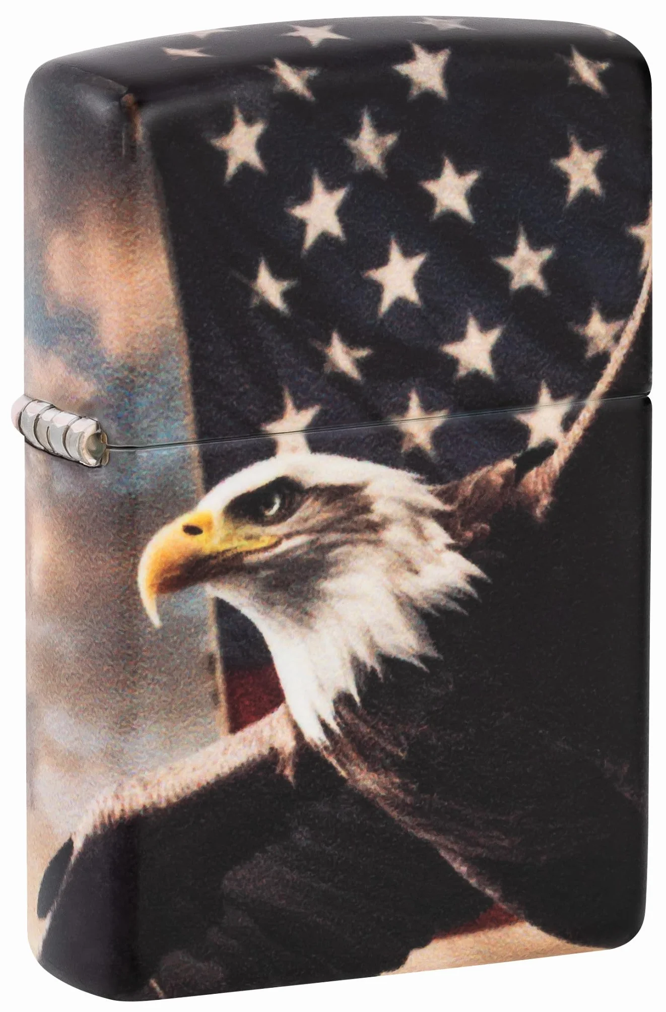 Zippo Zapalniczka Sztormowa Orzeł Wzór Flagi USA Kolor 540 Odporna na Wiatr Wielokrotnego Użytku