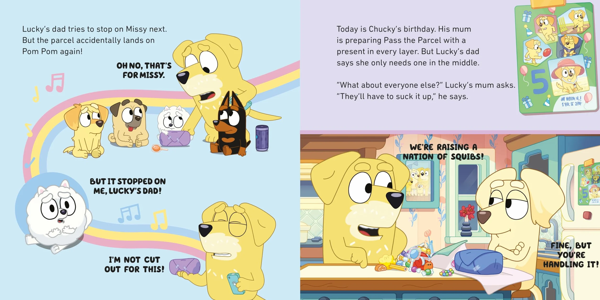 Bluey: Pass the Parcel: A birthday party picture book