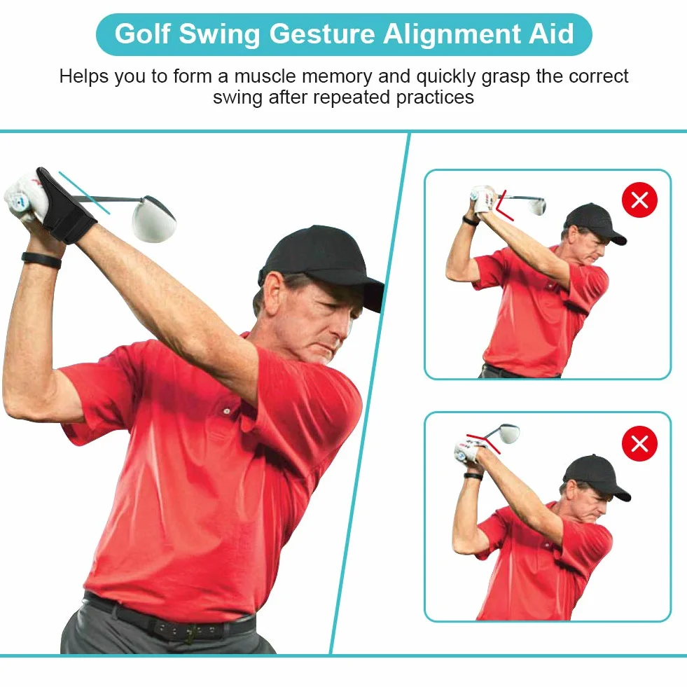 Yosoo Health Gear Golf trenażer nadgarstka opaska pomoc treningowa