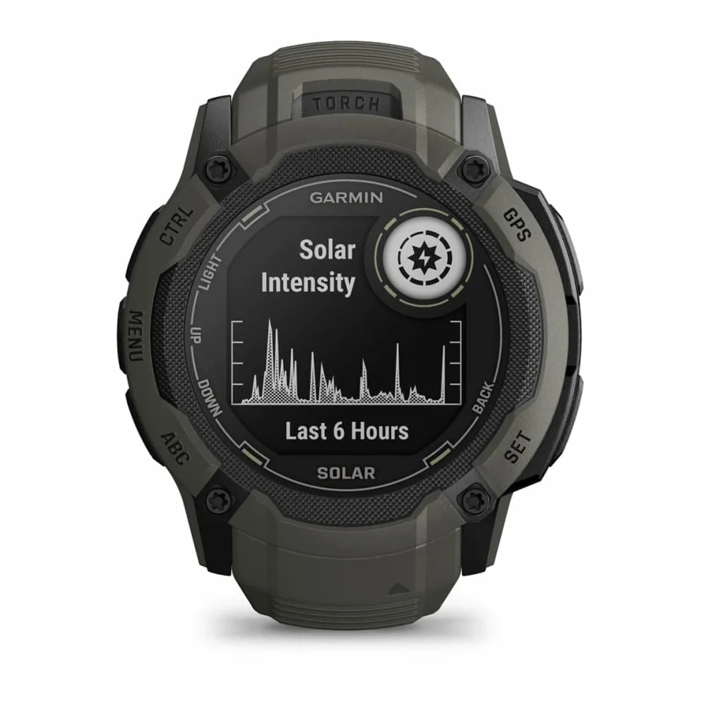 Garmin Instinct 2X Solar Smartwatch GPS Zielony XL