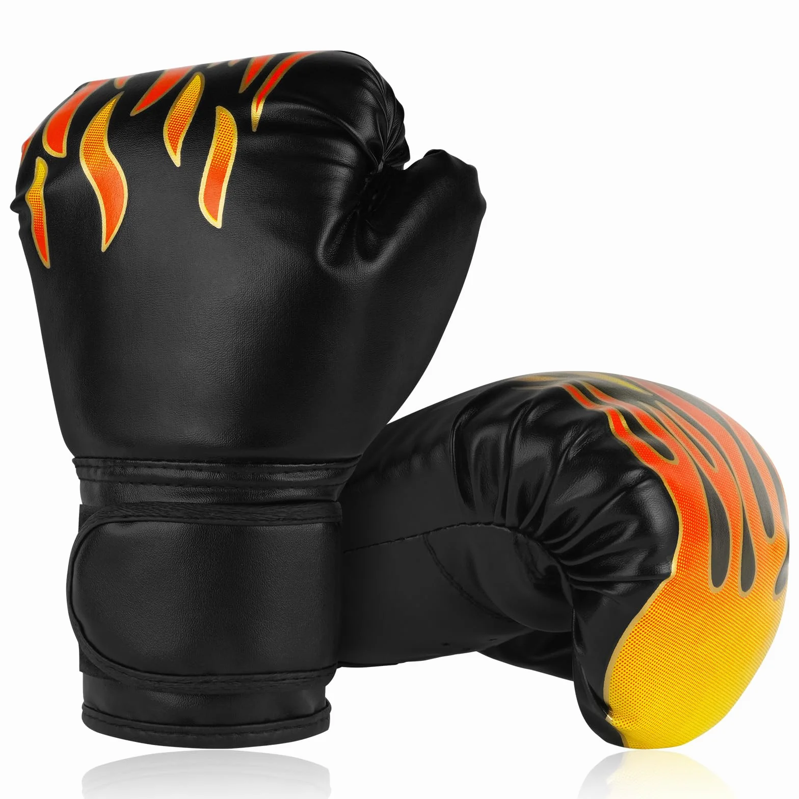 Flintronic Rękawice Bokserskie dla Dzieci do Muay Thai MMA Kickboxingu Sparingów 3-10 lat