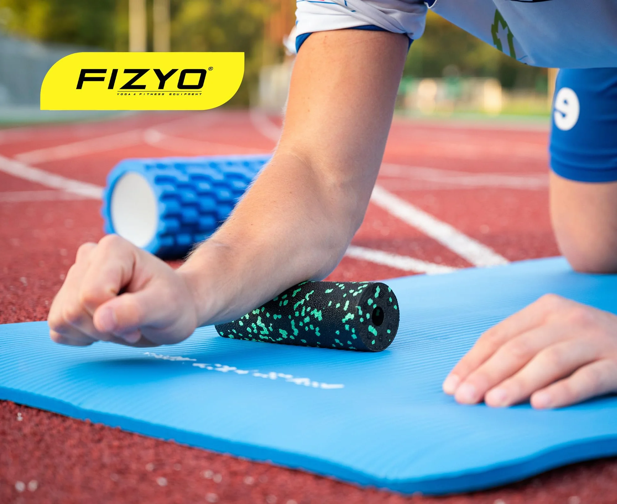 Fizyo Mini Roller do Masażu Powięzi 15×5 cm – Wałek Piankowy EPP do Masażu Mięśni, Jogi, Pilatesu i Fizjoterapii
