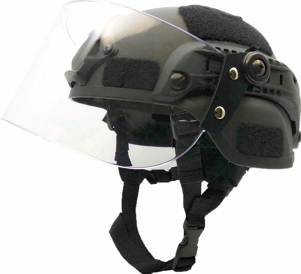 Airsoft Tactical Mich 2000 Action kask taktyczny z uchwytem NVG i wandaloodporną maską wizjera