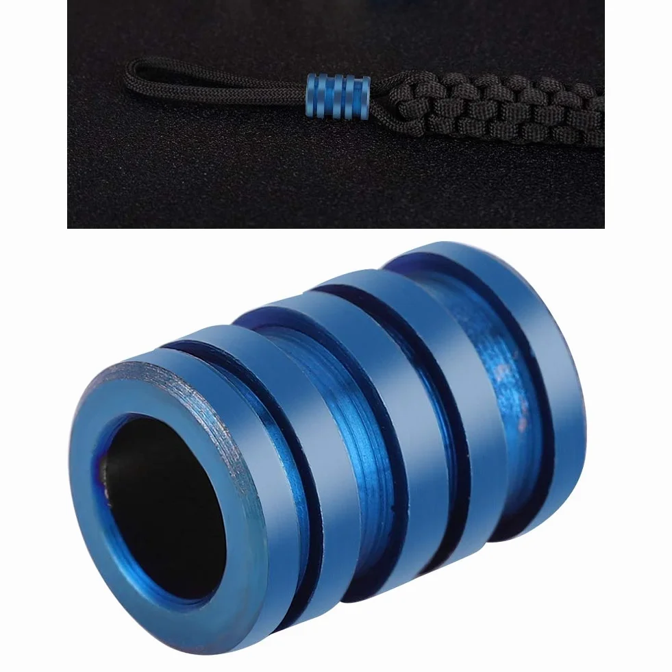 Paracord sznurek TC4 EDC ze stopu tytanu, duży rozmiar niebieski