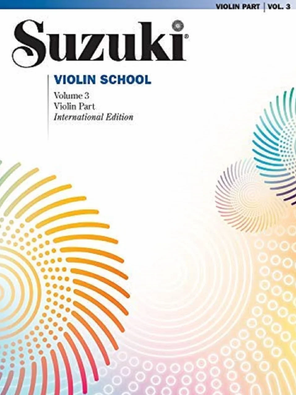 Suzuki violin school 3 - violon - recueil