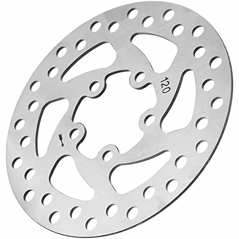 Tarcza Hamulcowa E-skuter, 120 Mm 5 Otworów Tarcza Hamulcowa ze Stali Nierdzewnej do Skutera Elektrycznego M365/PRO/PRO2