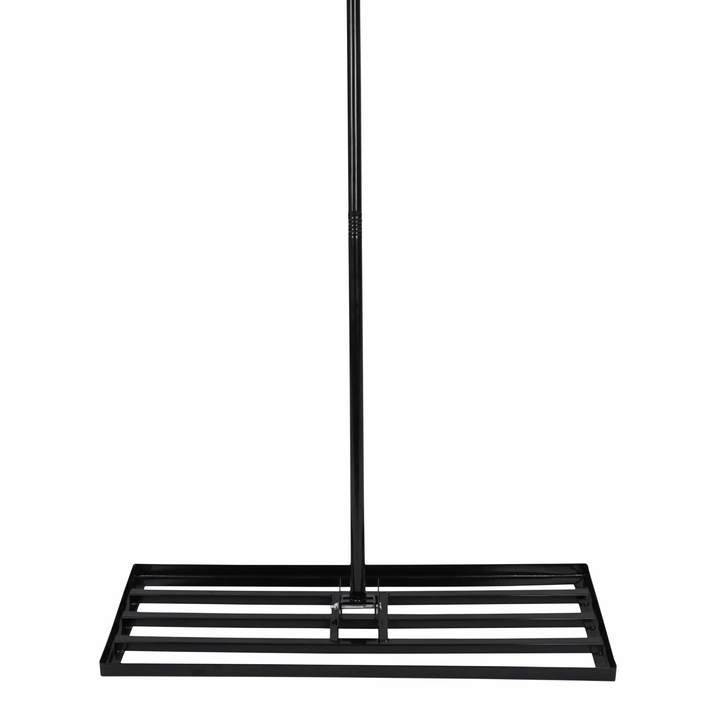 Sillar Ręczny Niwelator Terenu 90 x 30 cm, Stalowe Grabie do Wyrównywania i Poziomowania Trawnika, Uchwyt 213 cm, Wyrównywarka do Ziemi, Piasku i Podłoża Ogrodowego