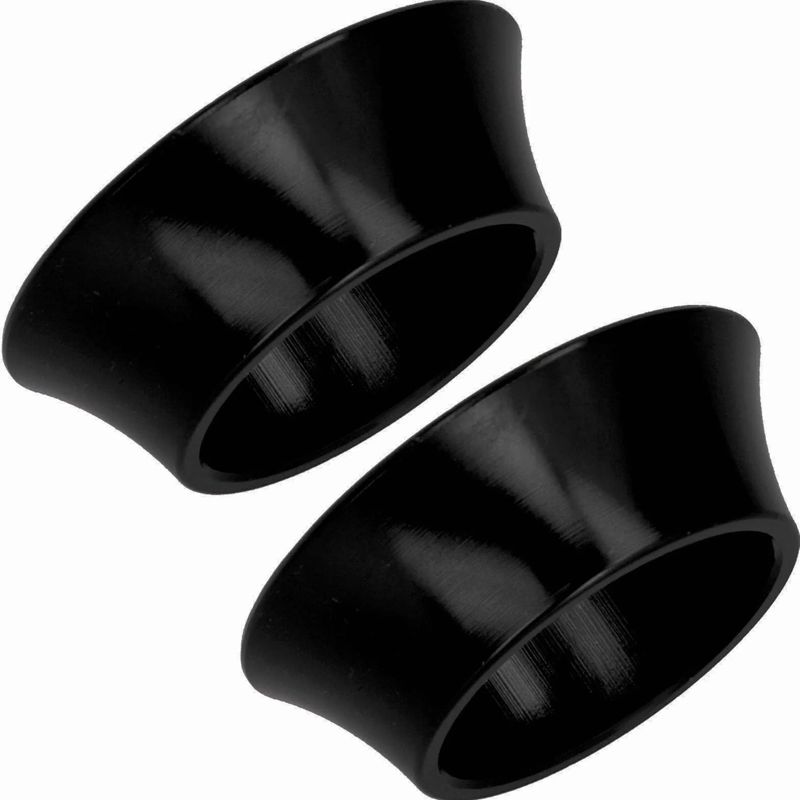 Dilwe 2 szt. 15 mm podkładka stożkowa CNC stop aluminium rower przedni widelec