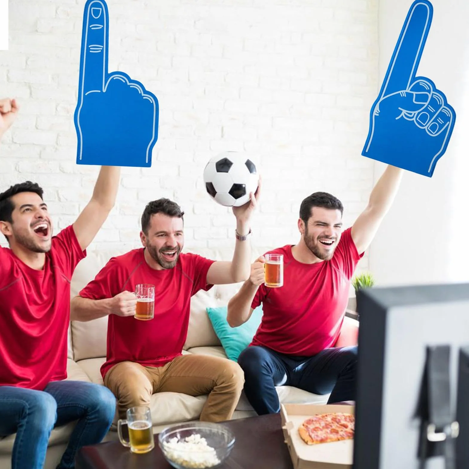 Olbrzymi palec piankowy, numer 1, pusta piankowa ręka cheerleaderka, pianka do kibicowania na imprezach sportowych, duże piankowe dłonie na zawody cheerleaderek