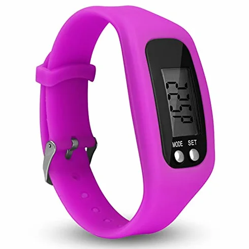 Krokomierz Zegarek z Wyświetlaczem LCD Fitness Tracker Opaska Cyfrowy Licznik Kroków