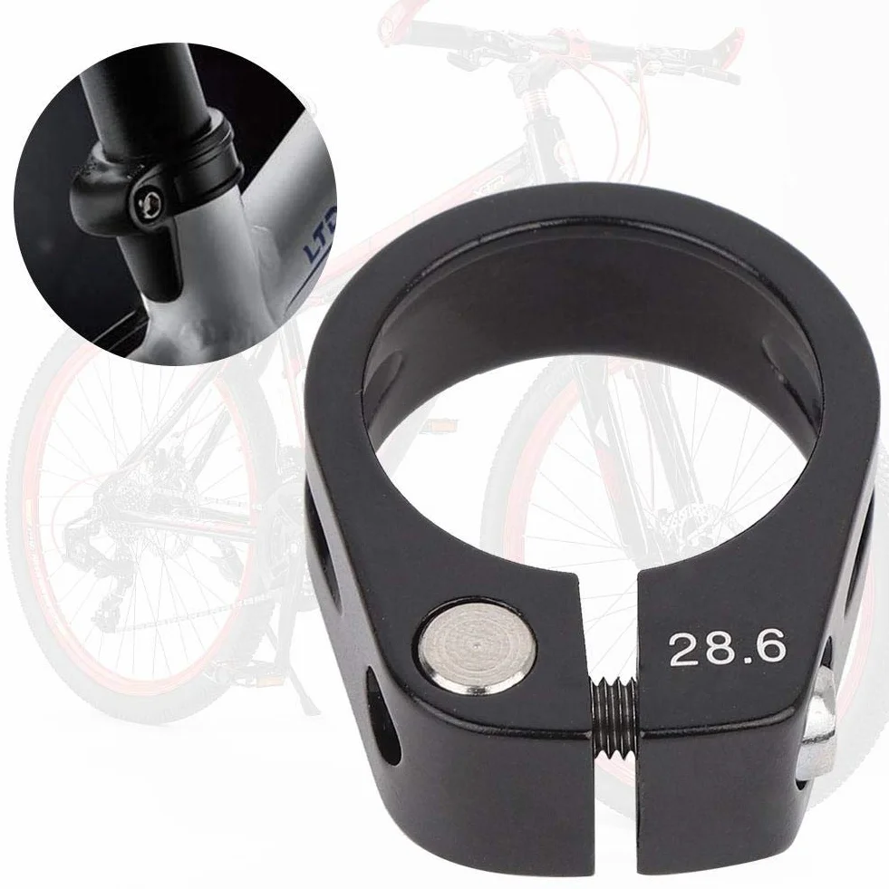 Zacisk do rur ycle 28,6 mm ze stopu aluminium rowerowy zamiennik czarny