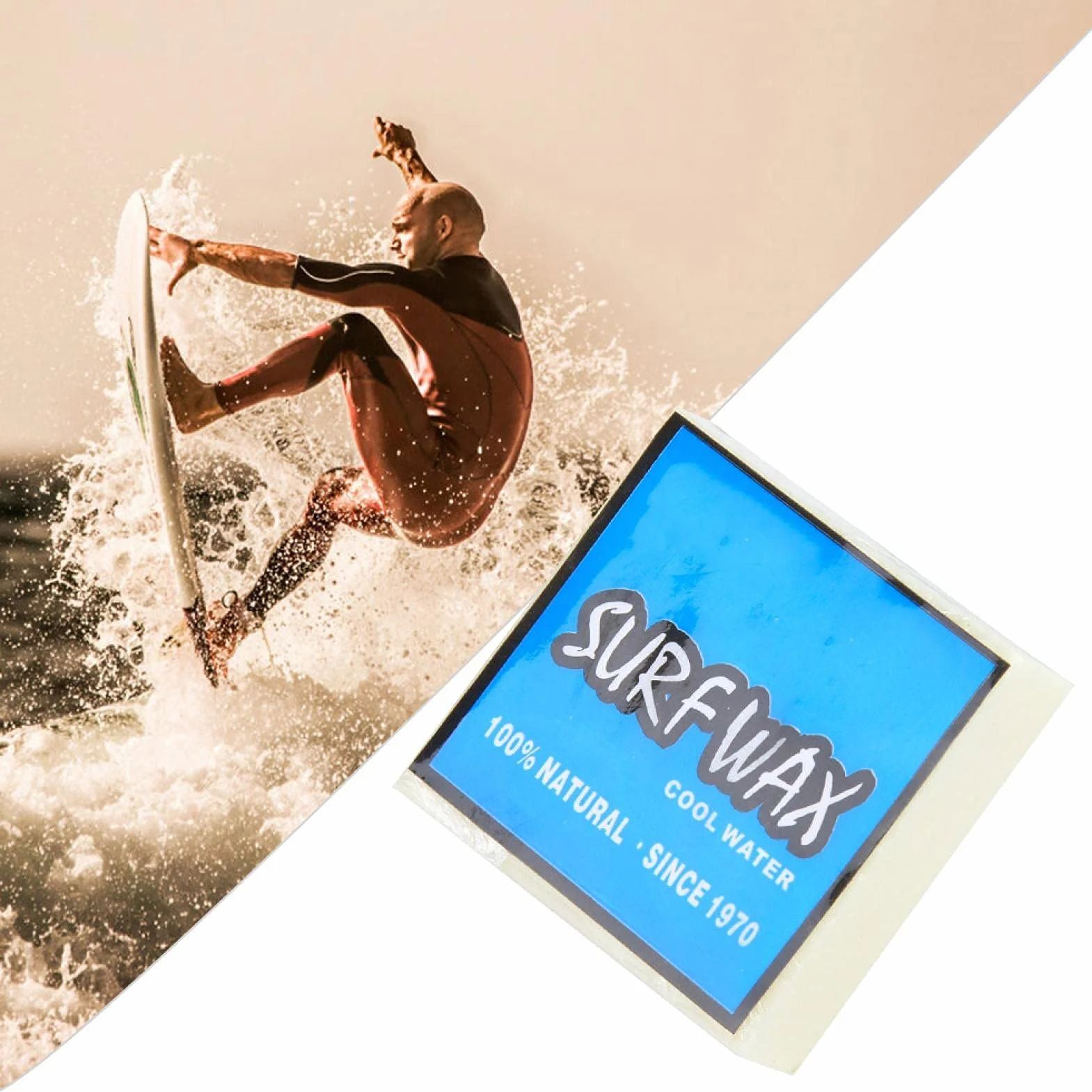 Alomejor Surf Wax Surfboard Wax Wosk do surfowania Wosk skateboardowy Antypoślizgowy trwały do deski surfingowej na nartach i deskorolce