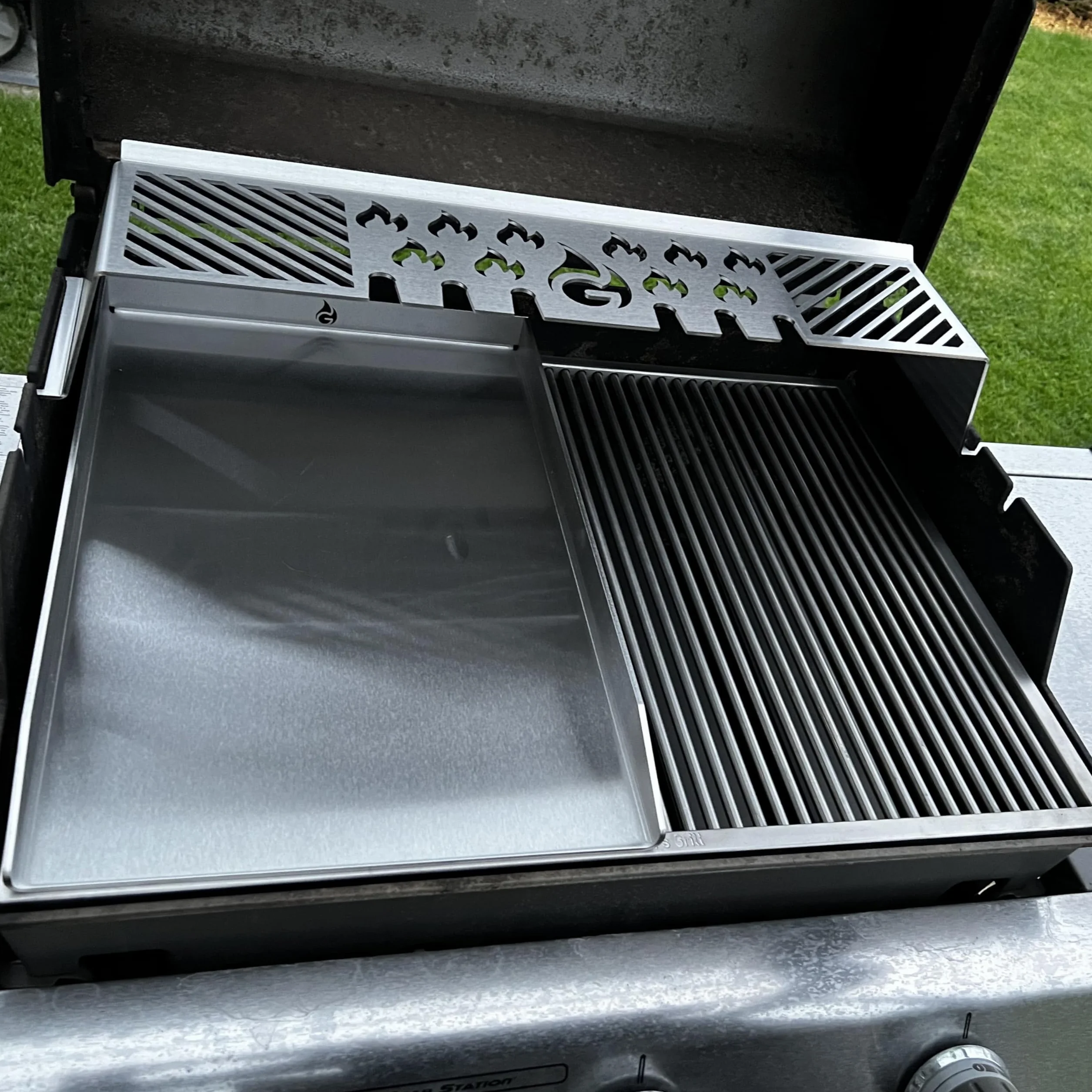 P³yta grillowa ze stali nierdzewnej | Plancha 45x34cm - pasuje do Weber Genesis I | 4mm lite