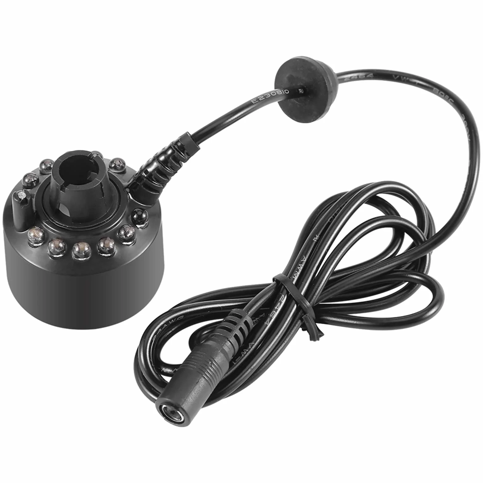 Wytwarzacz Mgły, do Fontanny Staw z Zasilaczem Nebler 110 240V Wtyczka Amerykańska 1Pc 12LED Kolorowe Urządzenie do Wytwarzania Mgiełki
