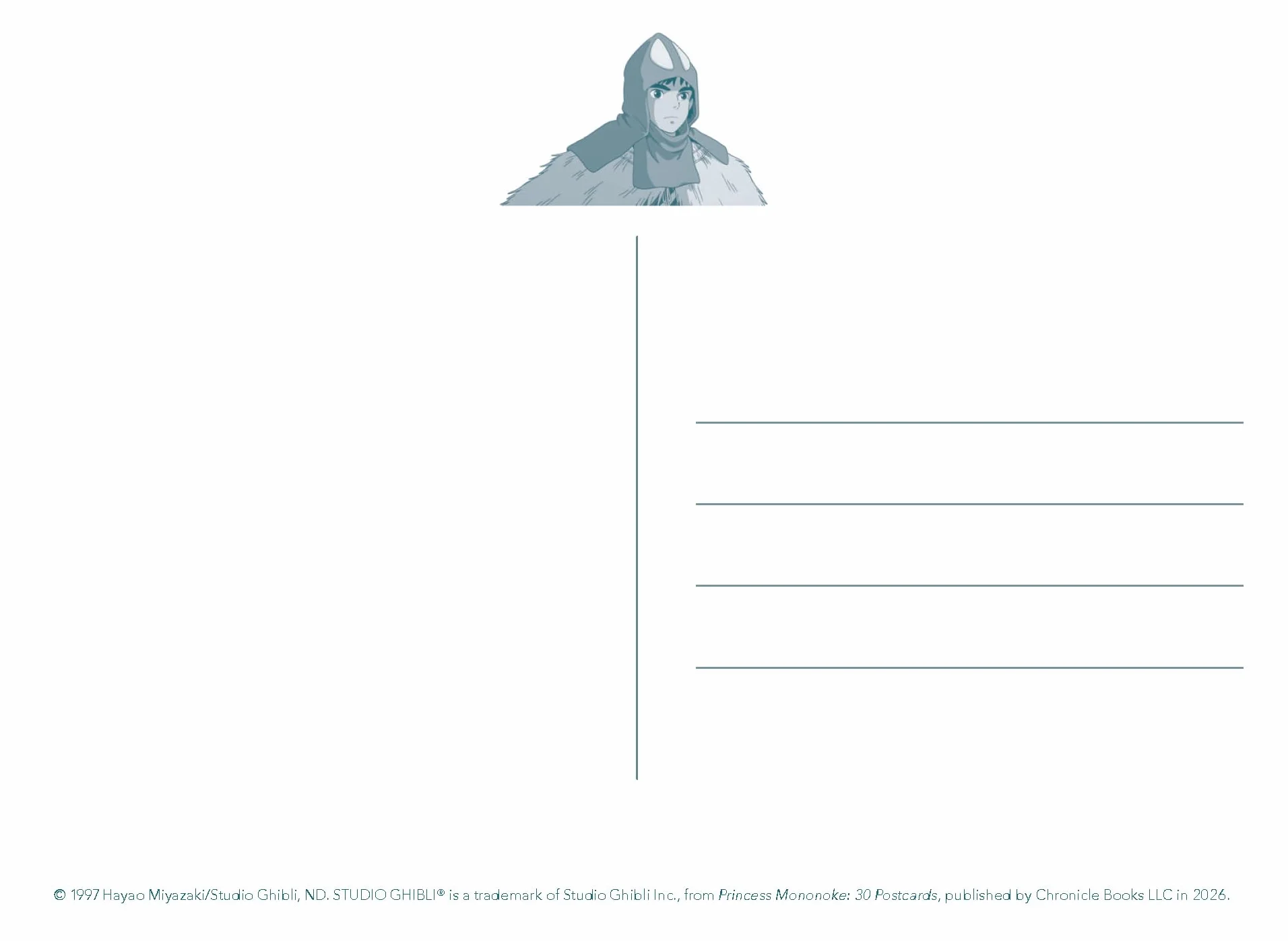 Studio Ghibli Princess Mononoke: 30 Postcards