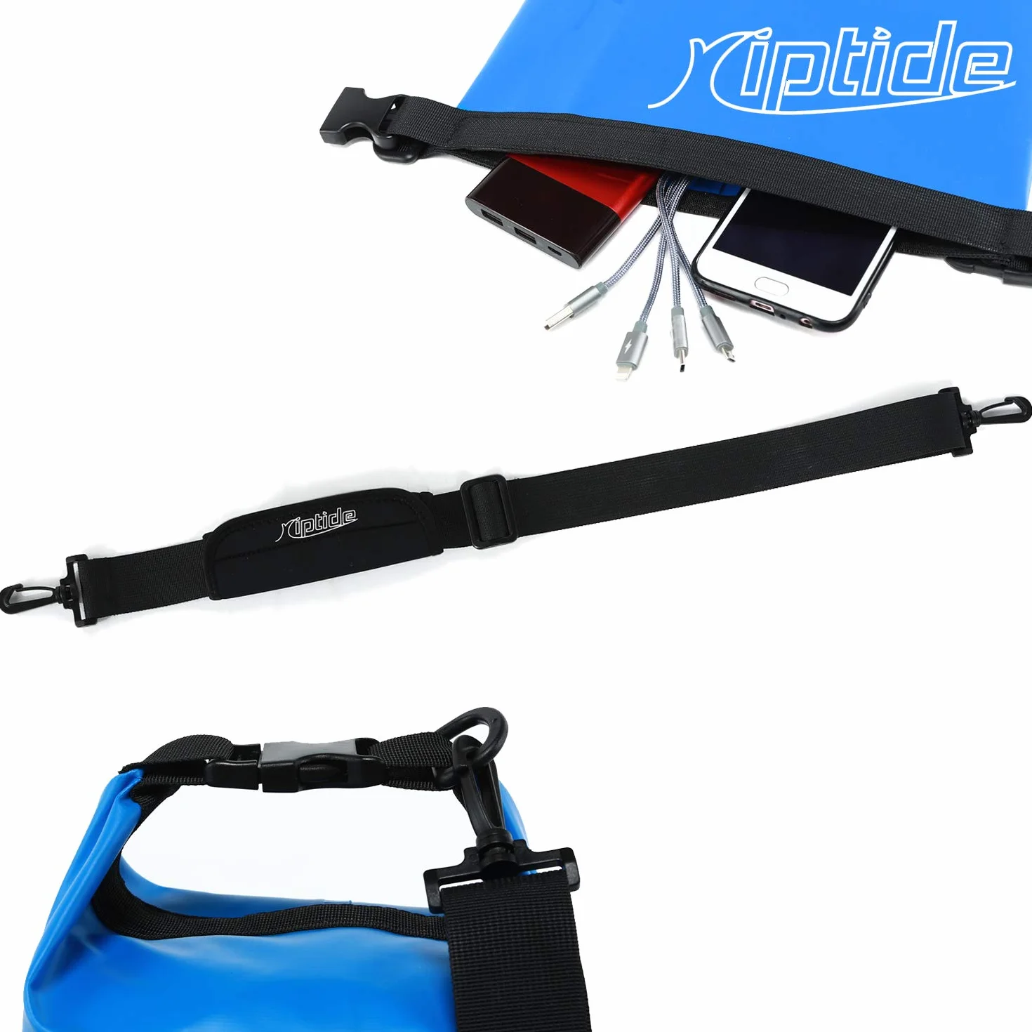 riptide Dry Bag Wodoszczelny worek z paskiem na ramię, niebieski, 10 l
