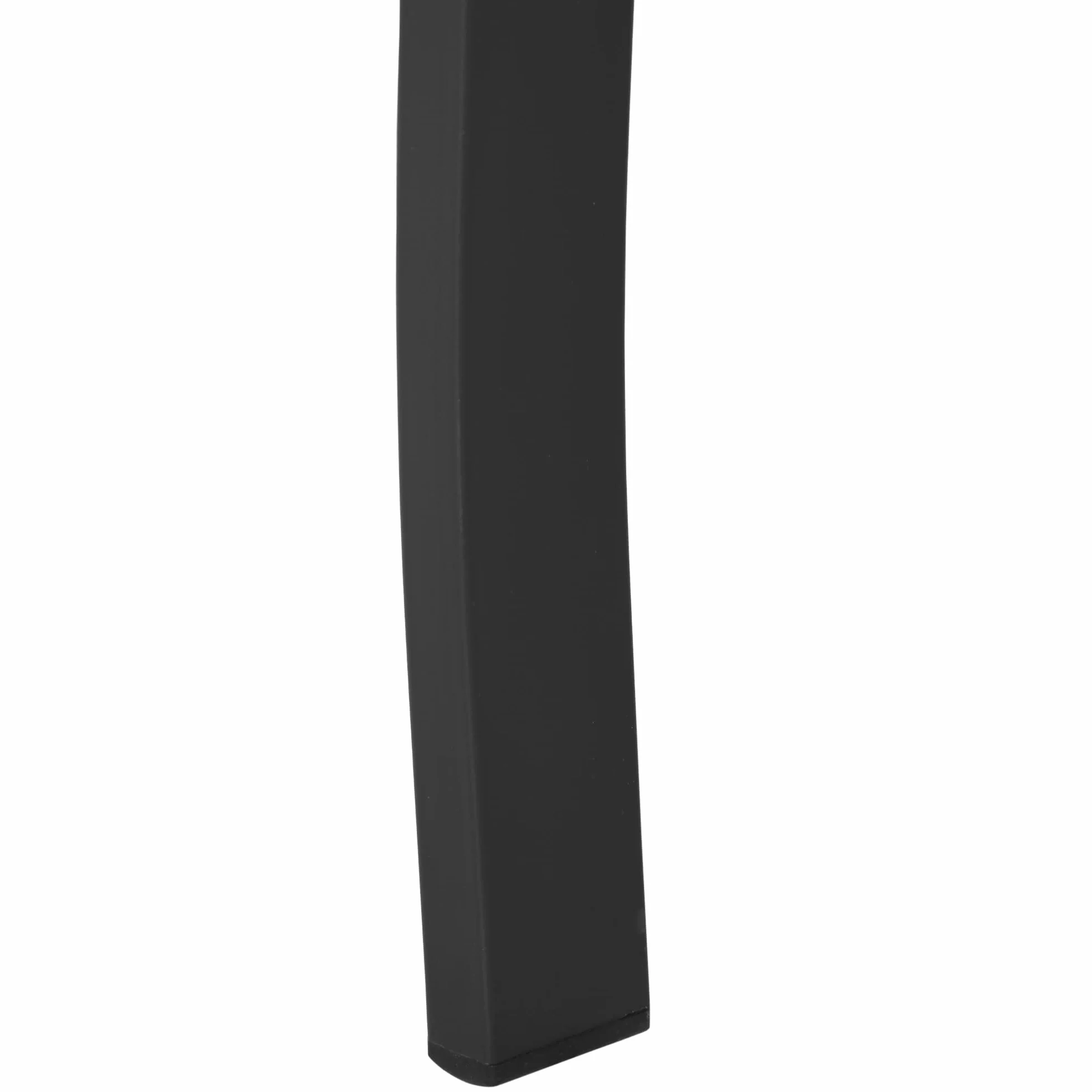 Outsunny® Ławka ogrodowa metalowa 2-osobowa czarna