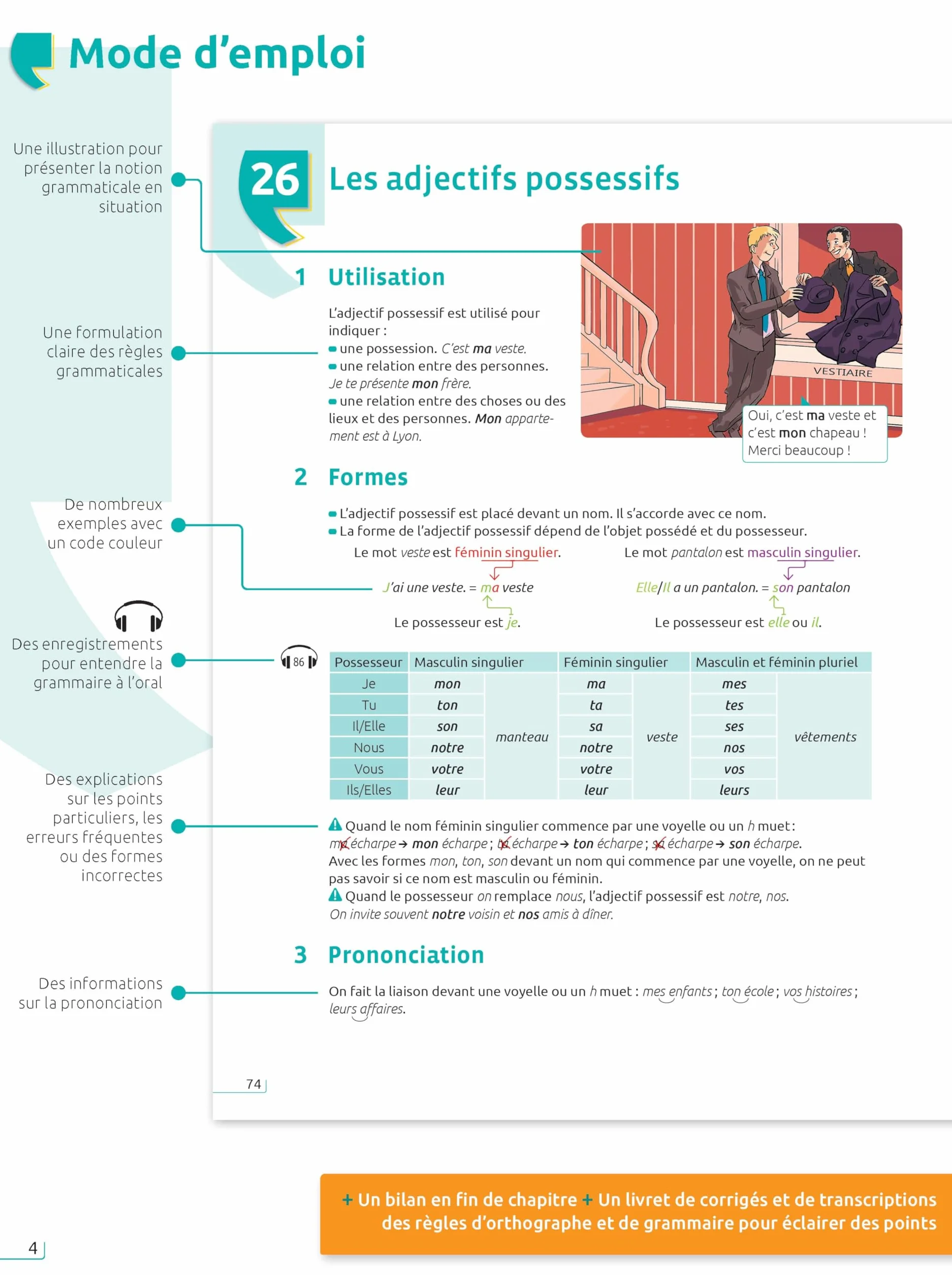 Focus - Grammaire du français (A1-A2-B1): Focus : Grammaire du français + CD audio MP3 + Parcours digital