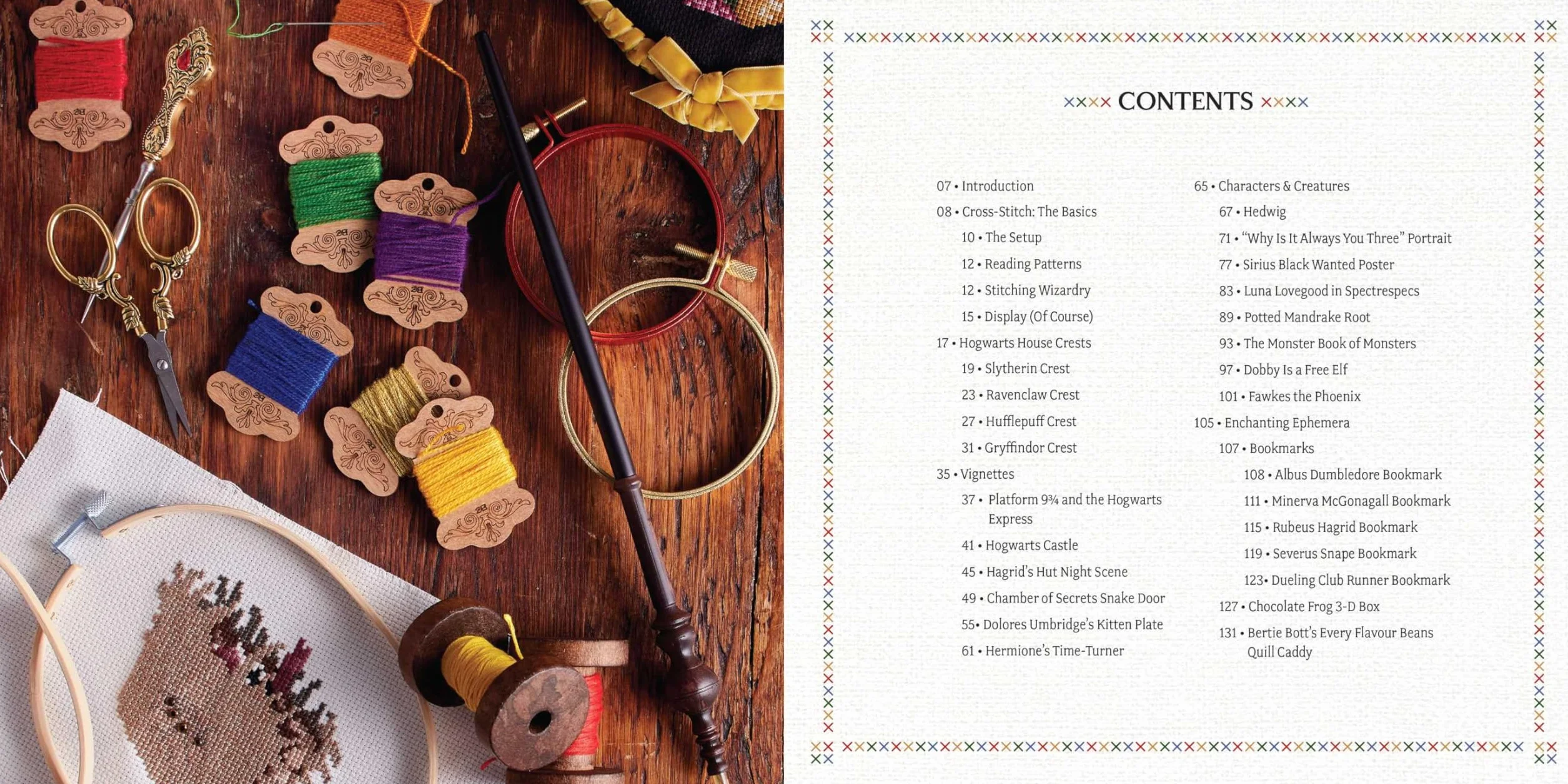 Harry Potter: The Official Hogwarts Book of Cross-Stitch
