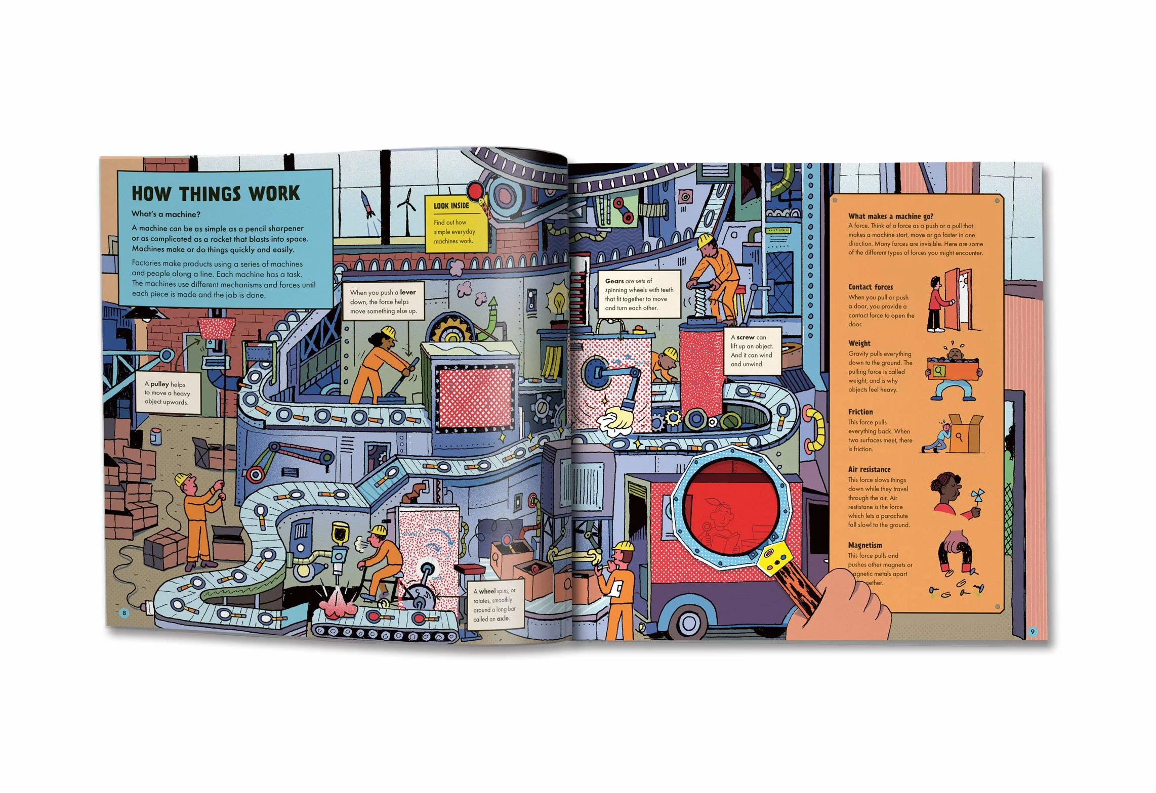 Marvellous Machines: A Magic Lens Book: 1