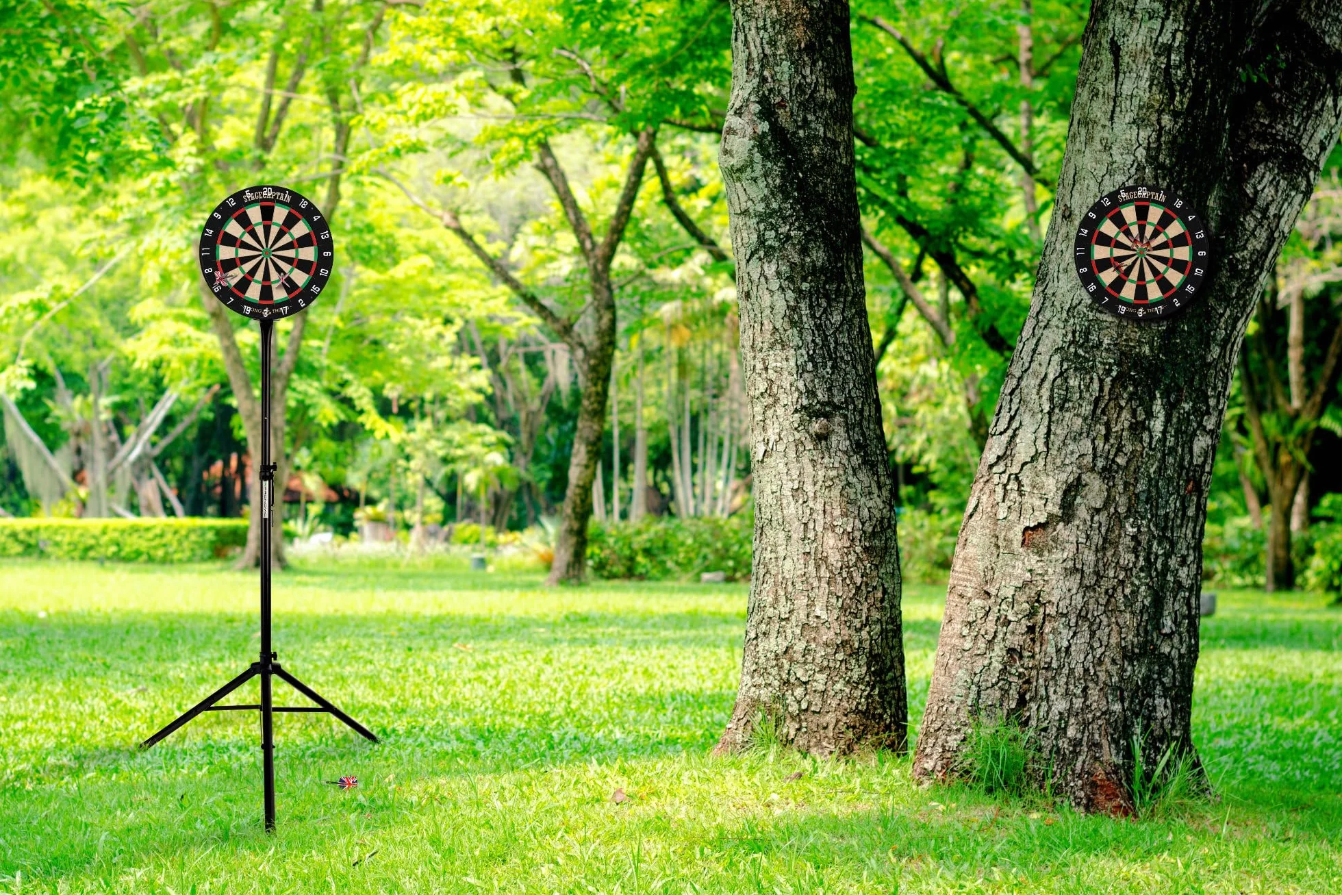 Stagecaptain DBS-1715C Bullseye Champion – Profesjonalna Stalowa Tarcza z Sizalu i 6 Rzutkami