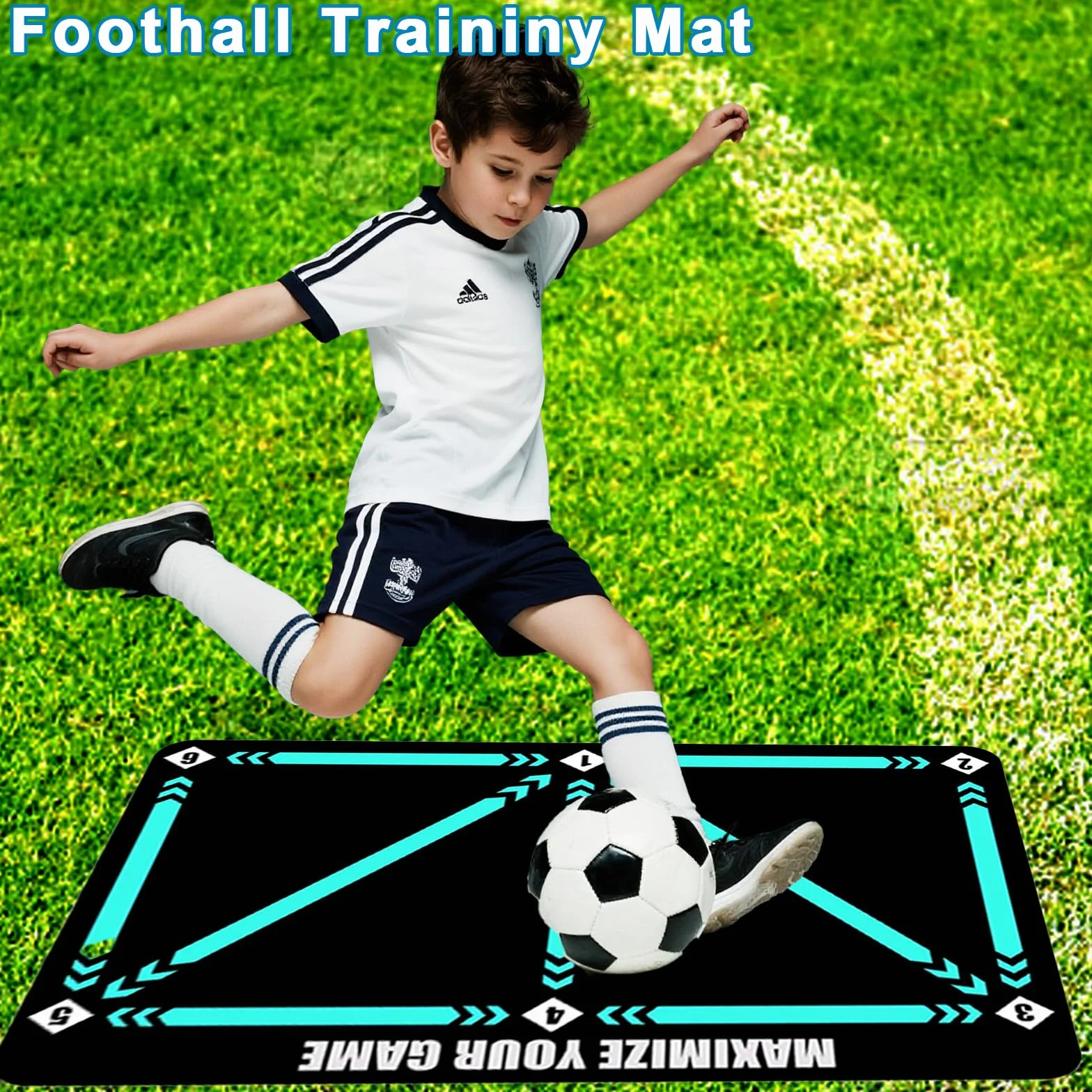 Mata treningowa do piłki nożnej 60 x 90 cm