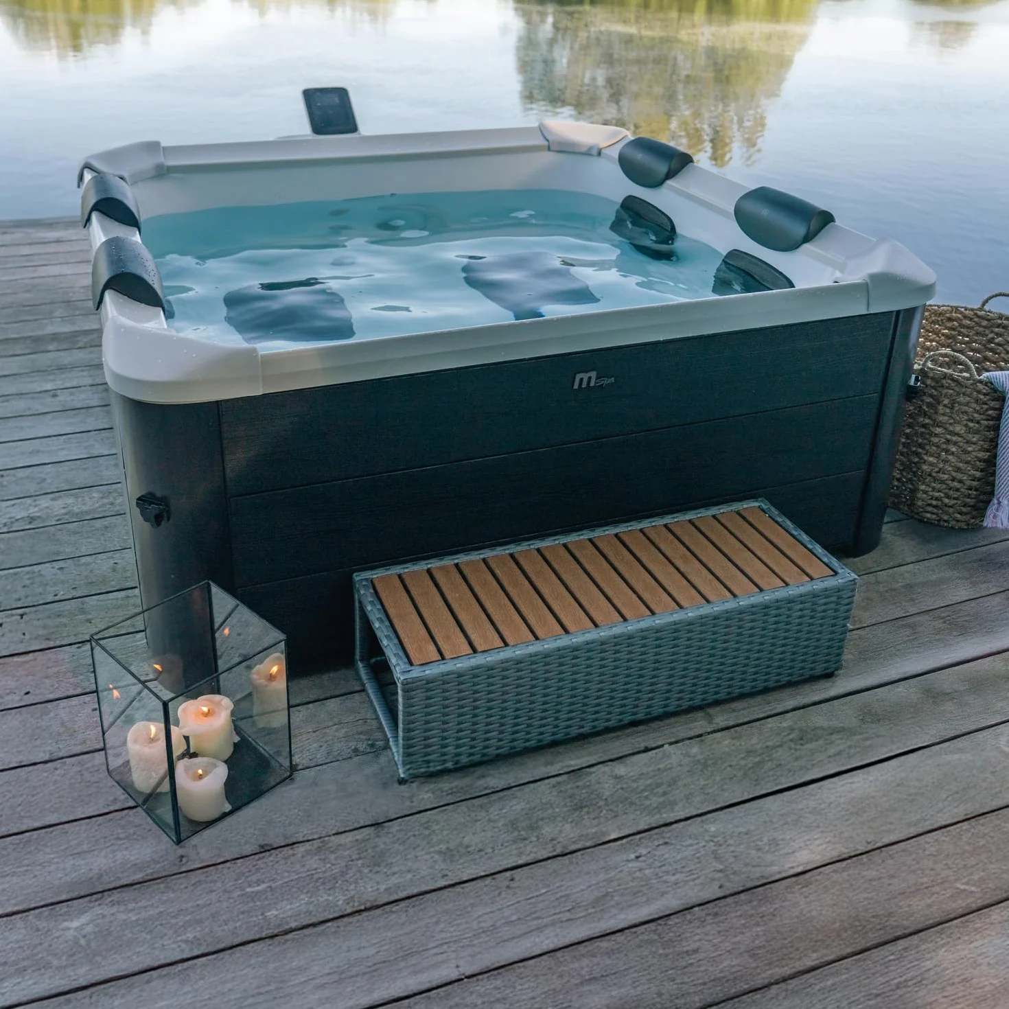 Ogrodowe Spa Basen Mspa Oslo Masaż Relaks Wifi Temperatura 40C 850L 6Os