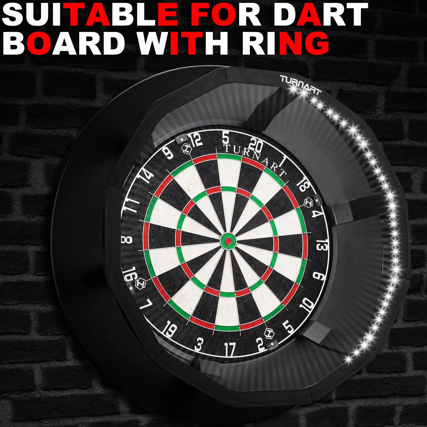 Turnart Oświetlenie tarczy do darta 360° Pro z regulacją jasności Steeldart 90 LED