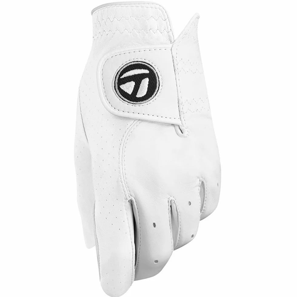 TaylorMade Męskie rękawice golfowe TP, białe, M