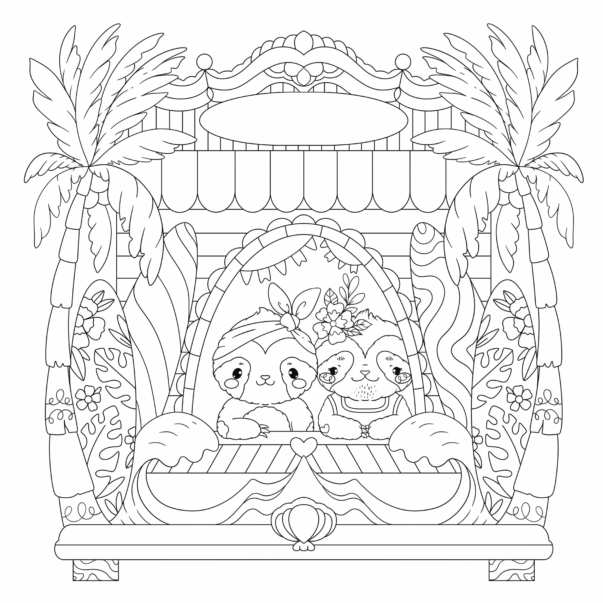 So Many Cute Animals!: Sweet & Whimsical Scenes to Color