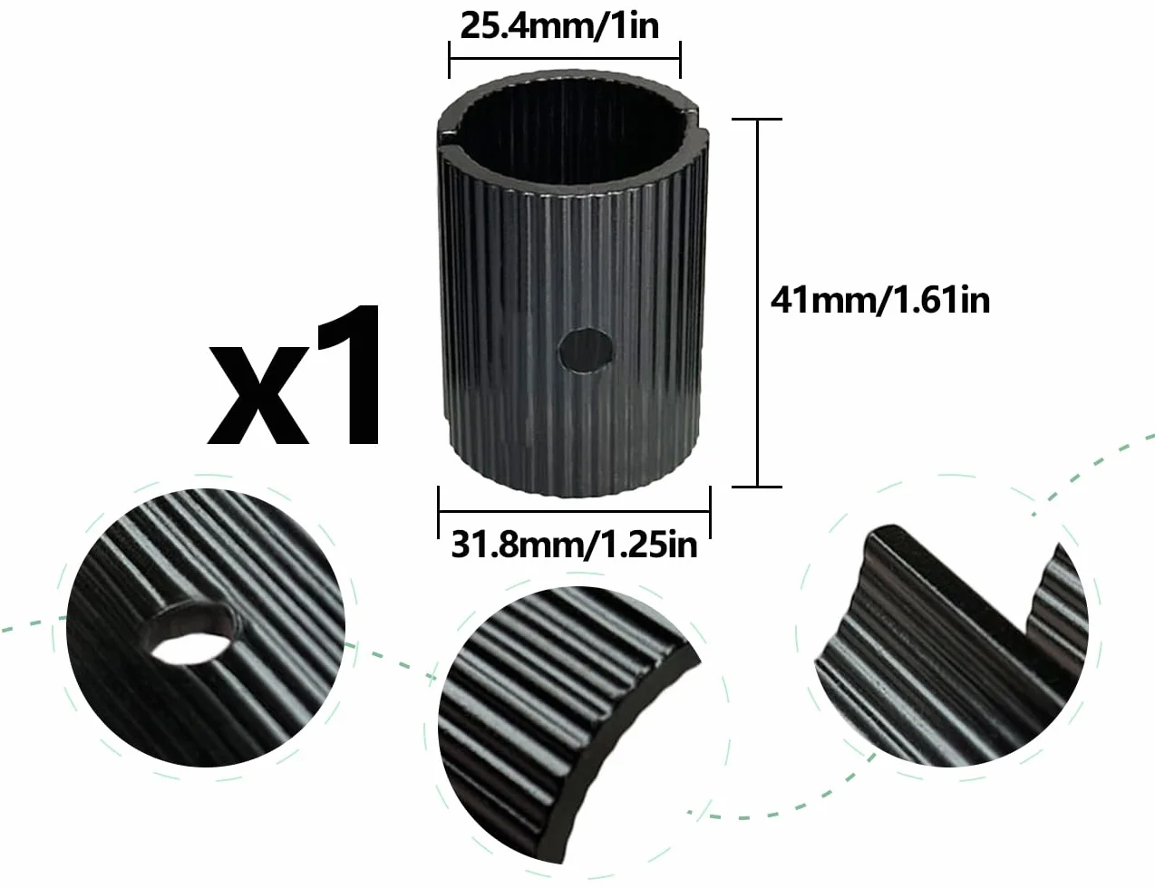 2 szt. Tuleja kierownicy, wspornik dystansowy kierownicy ze stopu aluminium, podkładki na kierownicę, podkładki adaptera do kierownicy, podkładki do kierownicy, podkładki do kierownicy