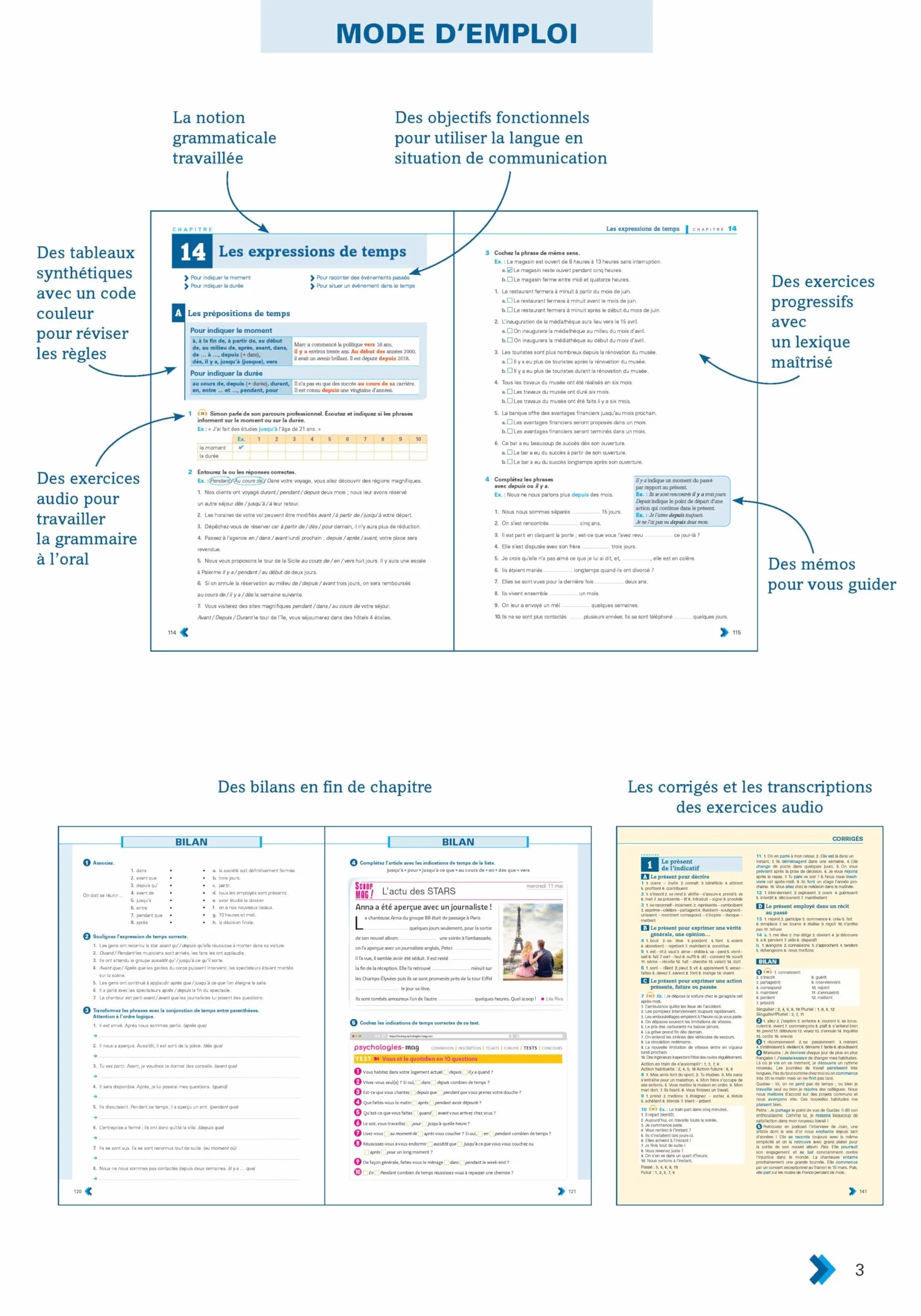 En Contexte - Exercices de grammaire (B1): Vol. 1