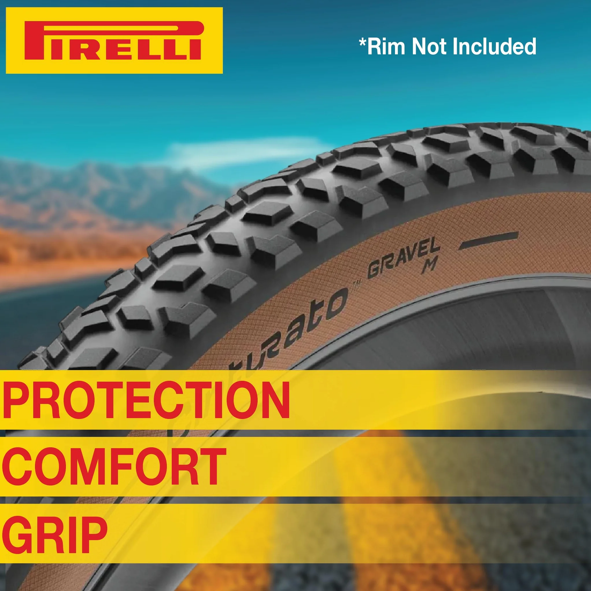 Pirelli Cinturato Gravel M 45-584 Classic, Adultos Unisex, Negro, ESTANDAR