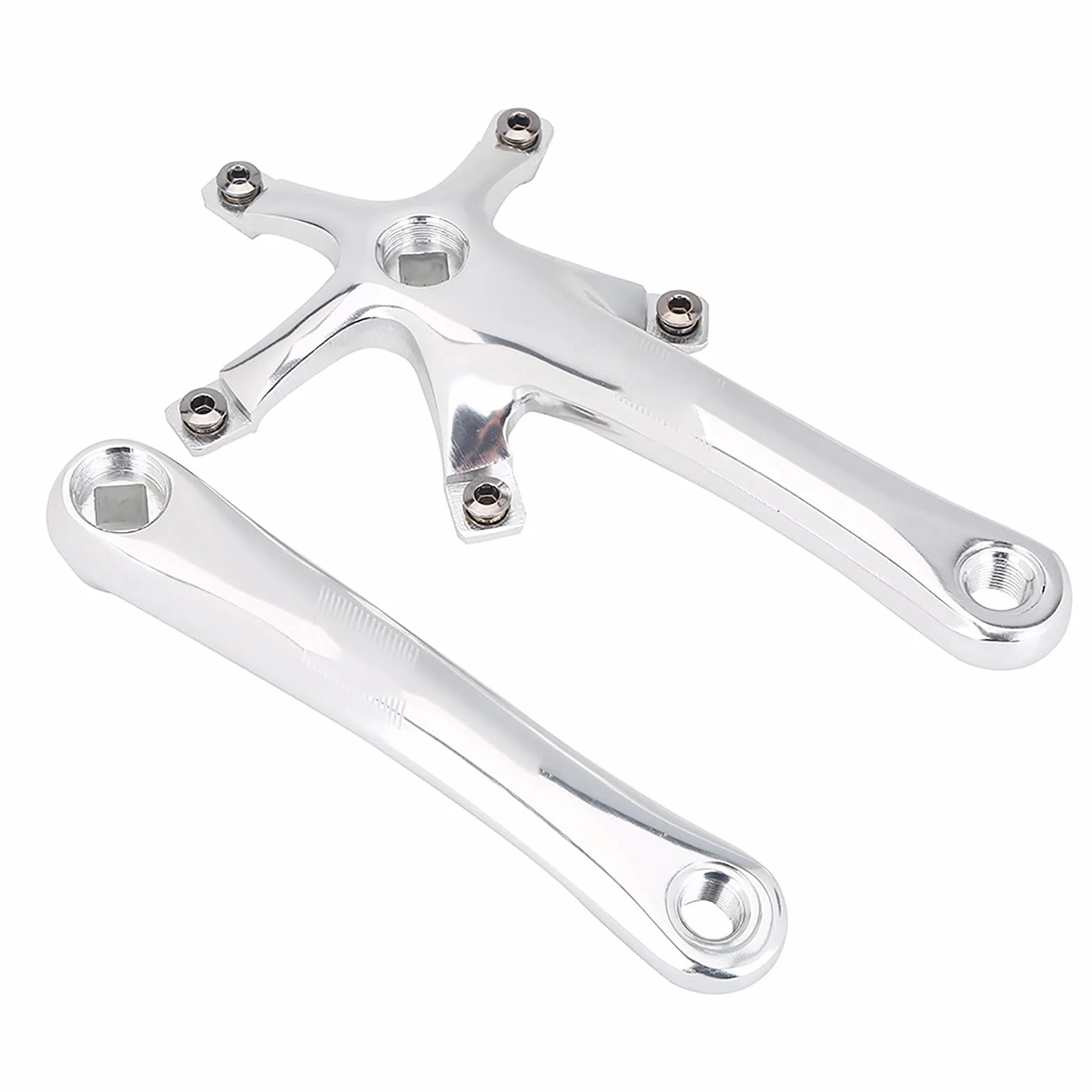 Mechanizm Korbowy Aluminiowy 170 mm do Roweru Górskiego i Szosowego, Zestaw Korba Lewa i Prawa