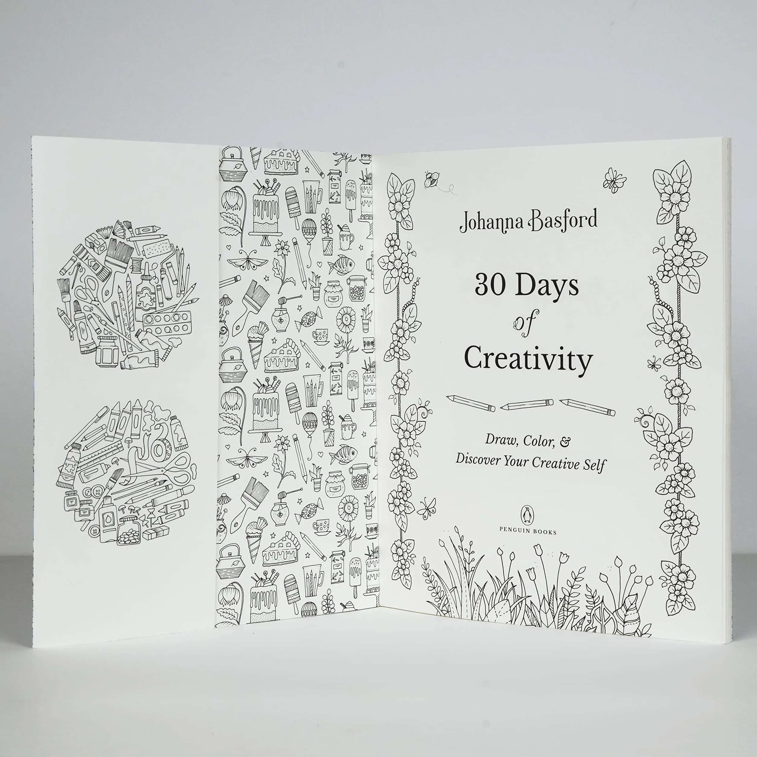 30 Days of Creativity: Draw, Color, and Discover Your Creative Self