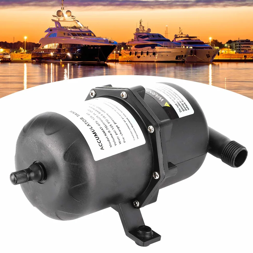 Zbiornik ciśnieniowy 0,75 l 125PSI Wodoodporny zamiennik do łodzi Marine RV